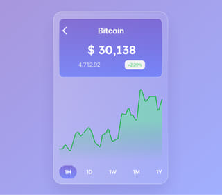 عرض عام لمنصة نبيل فونداره الخاصة بتداول العملات الرقمية مع بيانات مباشرة